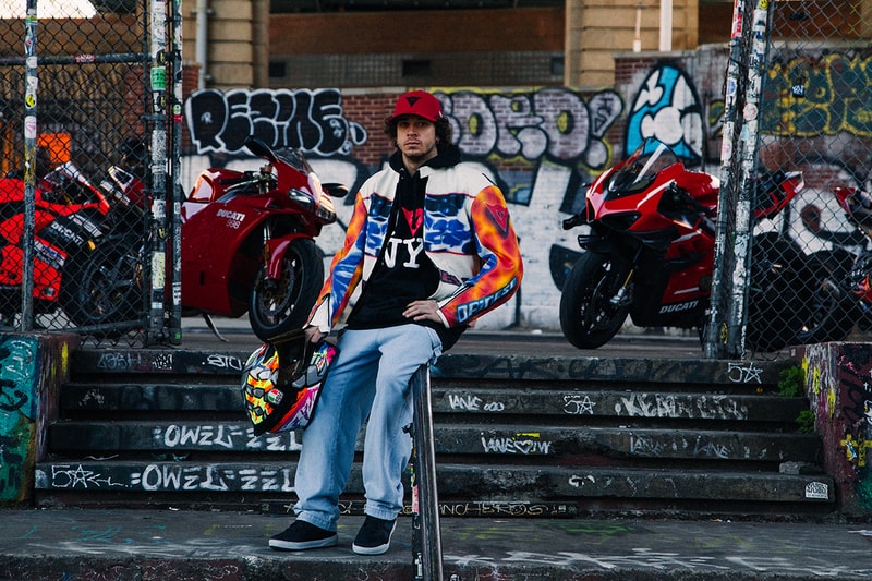 dainese Marco Bezzecchi's Custom Dainese MotoGP Suit sport motorbike new york nyc italy racing racer charity release info campaign