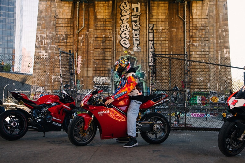 dainese Marco Bezzecchi's Custom Dainese MotoGP Suit sport motorbike new york nyc italy racing racer charity release info campaign