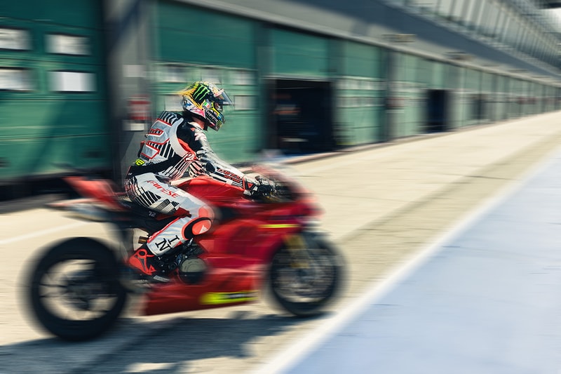dainese Marco Bezzecchi's Custom Dainese MotoGP Suit sport motorbike new york nyc italy racing racer charity release info campaign