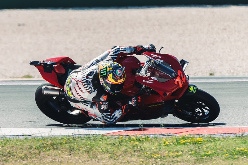 dainese Marco Bezzecchi's Custom Dainese MotoGP Suit sport motorbike new york nyc italy racing racer charity release info campaign