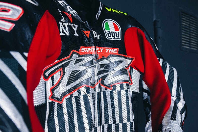 dainese Marco Bezzecchi's Custom Dainese MotoGP Suit sport motorbike new york nyc italy racing racer charity release info campaign
