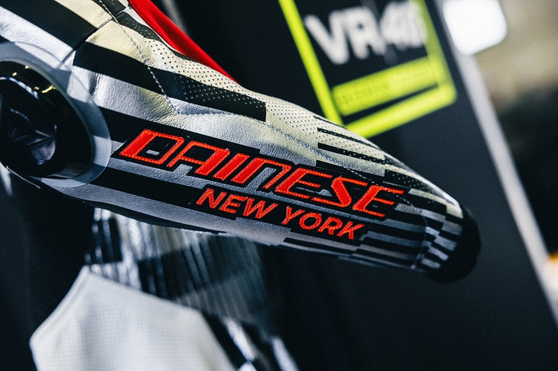 dainese Marco Bezzecchi's Custom Dainese MotoGP Suit sport motorbike new york nyc italy racing racer charity release info campaign