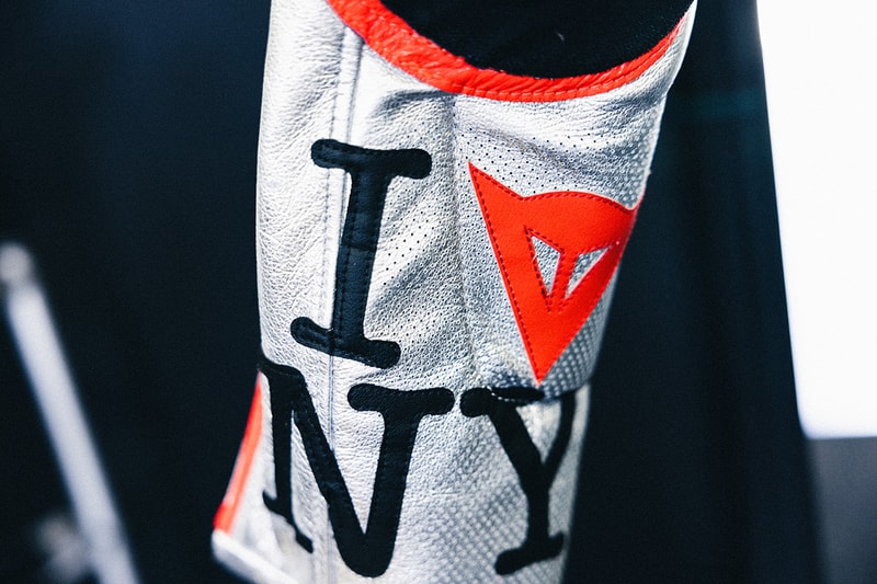 dainese Marco Bezzecchi's Custom Dainese MotoGP Suit sport motorbike new york nyc italy racing racer charity release info campaign