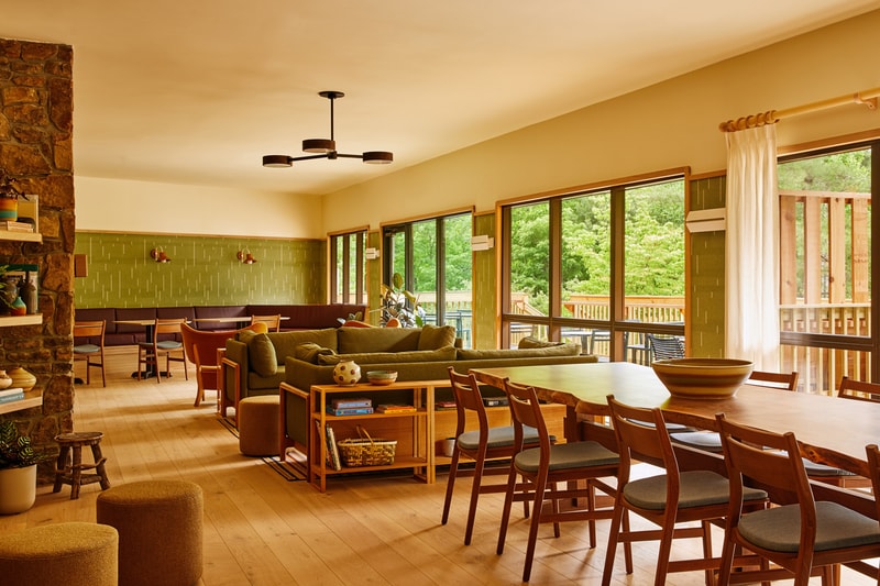 trailborn highlands boutique earthy hotel smoky mountains north carolina town launch look inside preview photos images design firm loveisenough booking