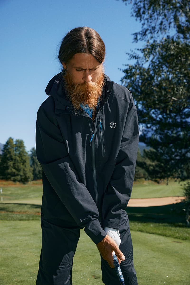 malbon golf fw 24 collection release date info cut through the conifers cardigan jacket long sleeve t shirt polo hat orange blue logo buckets