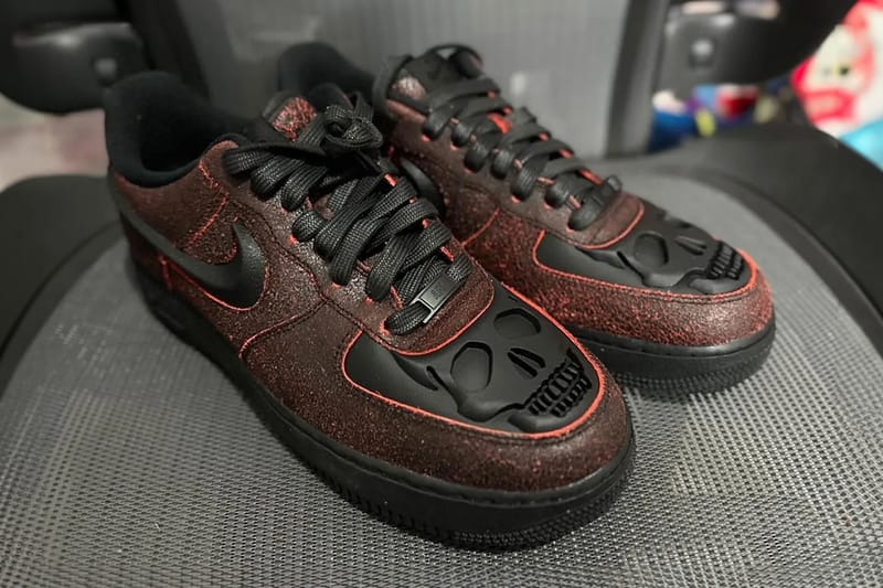 Взгляните на кроссовки Nike Air Force 1 Low «Halloween» 2024 года.