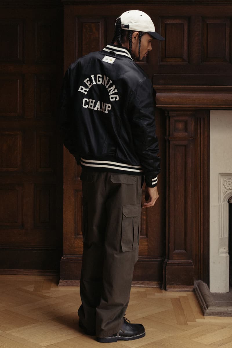 Reigning Champ Reveals Its Fall 2024 Playbook for Collegiate Prep fw24 slacks collared shirts layering vests 