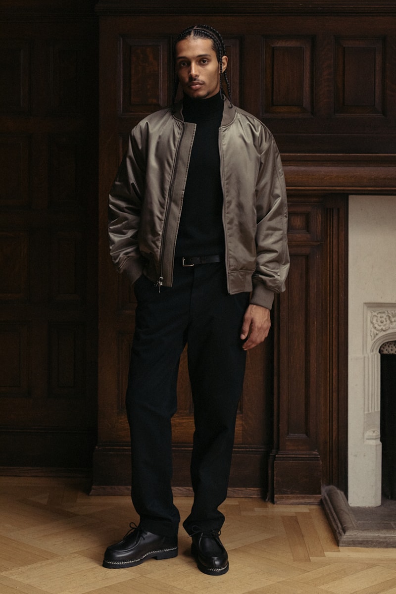 Reigning Champ Reveals Its Fall 2024 Playbook for Collegiate Prep fw24 slacks collared shirts layering vests 