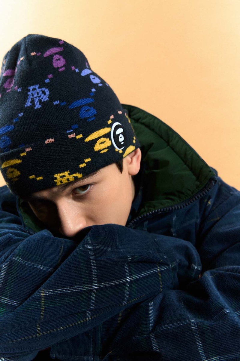 AAPE FW24 Ice Hockey and College-Inspired Range Lookbook Mens Womens