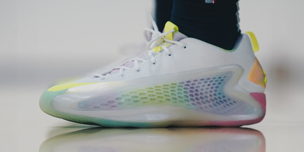 Anthony Edwards Unveils adidas AE 1 Low "Multi-Color" PE