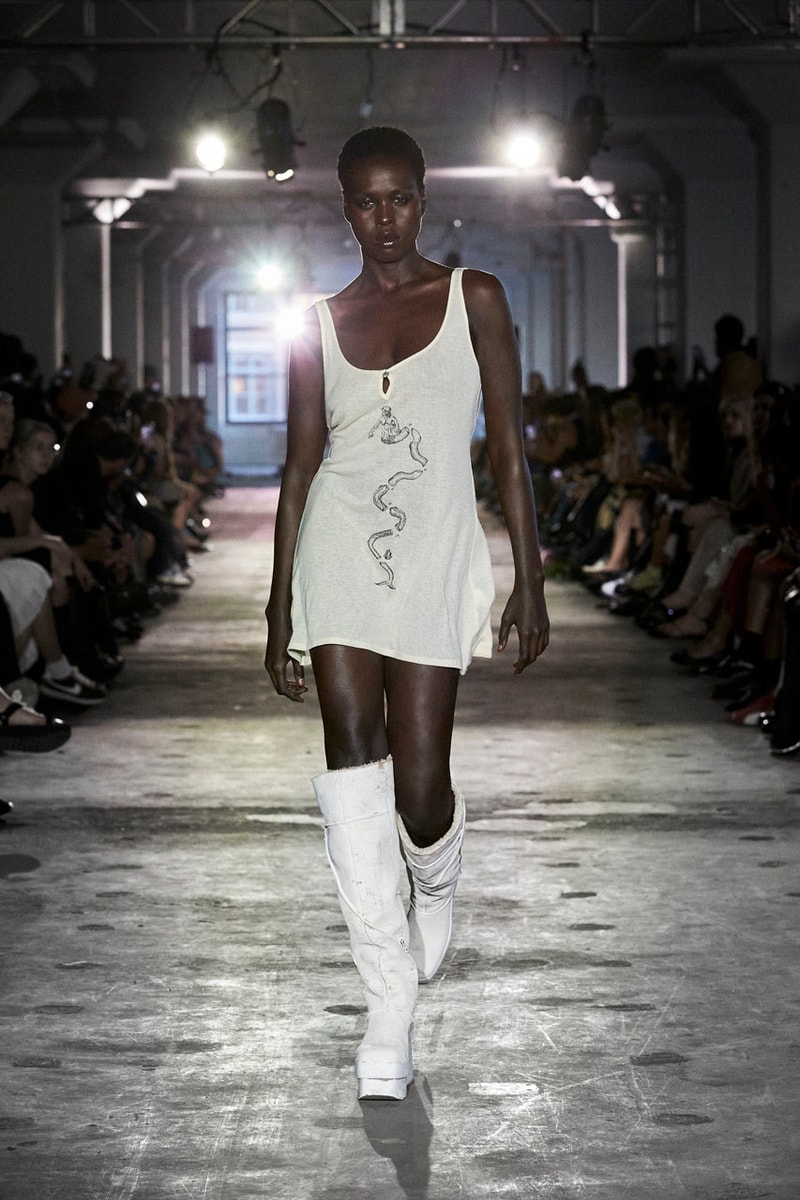 Elena Velez SS25: Folkloric Feminity For Saints and Sinners runway collection new york fashion week nyfw ready to wear spring summer 2025 mud show doechii tinashe 