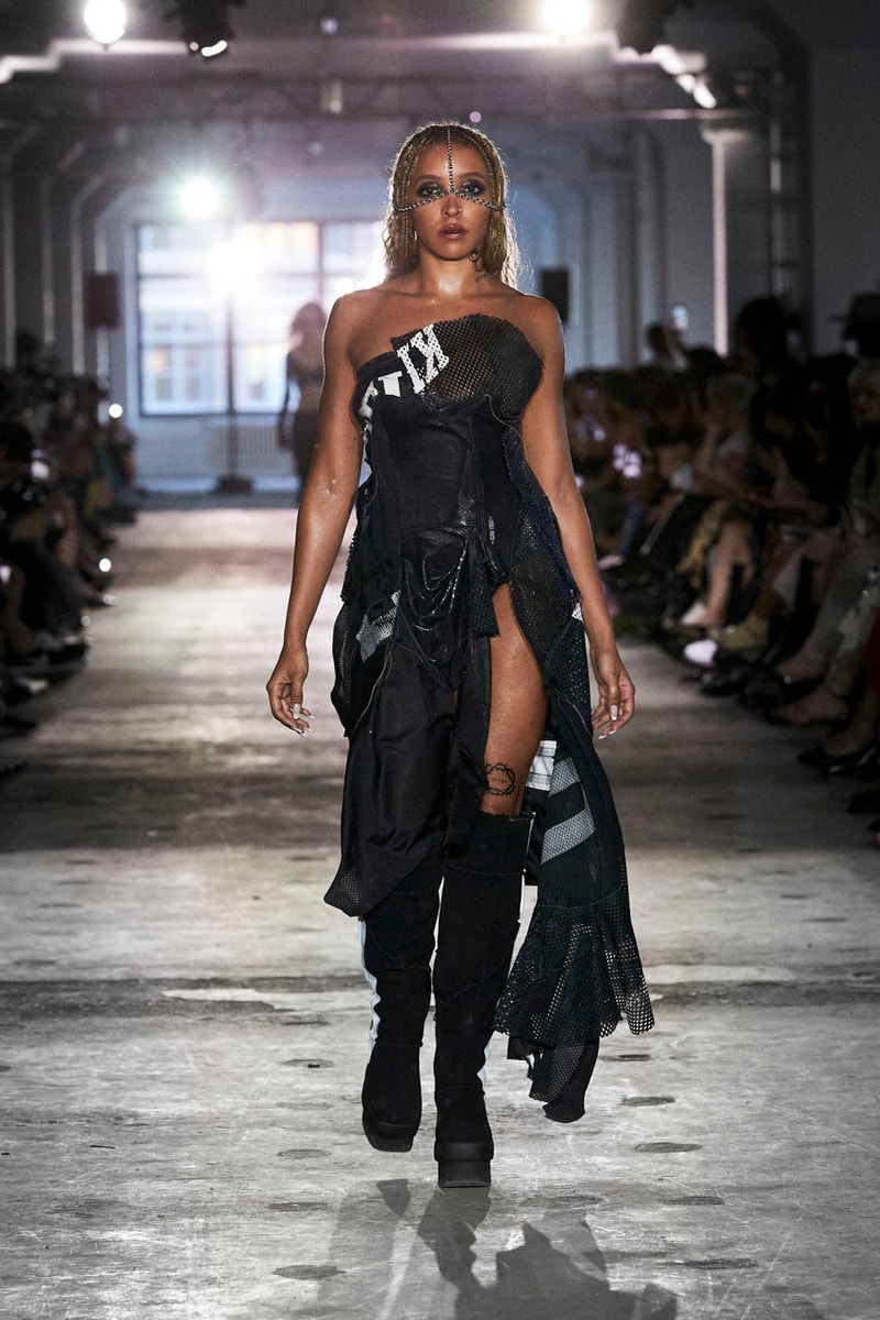 Elena Velez SS25: Folkloric Feminity For Saints and Sinners runway collection new york fashion week nyfw ready to wear spring summer 2025 mud show doechii tinashe 