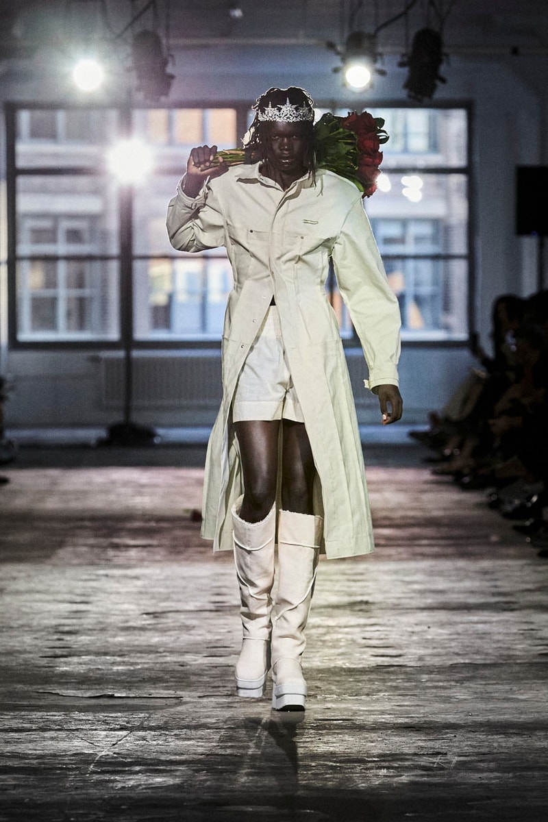 Elena Velez SS25: Folkloric Feminity For Saints and Sinners runway collection new york fashion week nyfw ready to wear spring summer 2025 mud show doechii tinashe 
