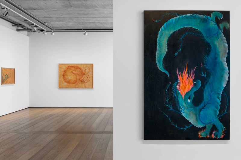 Hiba Schahbaz Summer of Dragons Almine Rech Exhibition