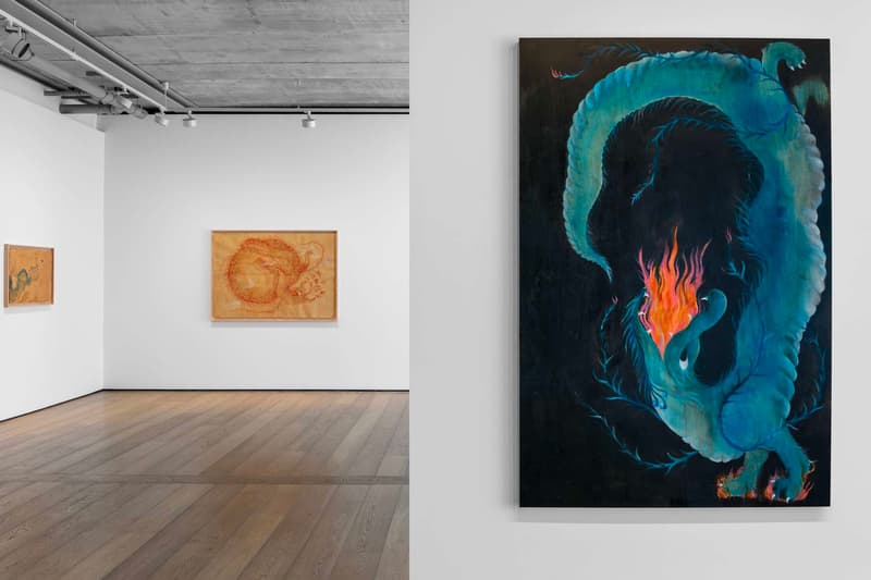 Hiba Schahbaz Summer of Dragons Almine Rech Exhibition