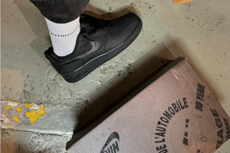 lart de lautomobile nike collaboration teaser photo sportswear air force 1 low arthur kar official release date info photos price store list buying guide