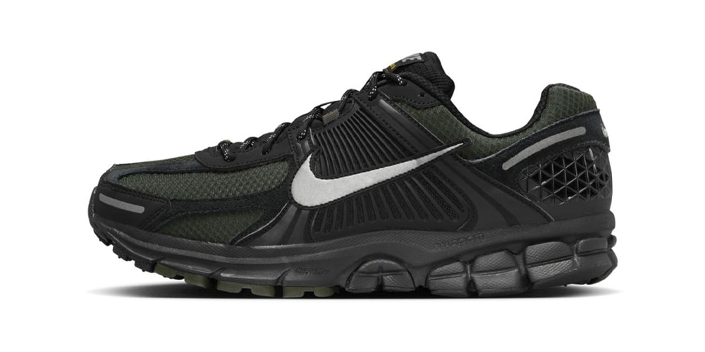 Кроссовки Nike Zoom Vomero 5 «Black Sequoia» оснащены светоотражающим логотипом Swoosh