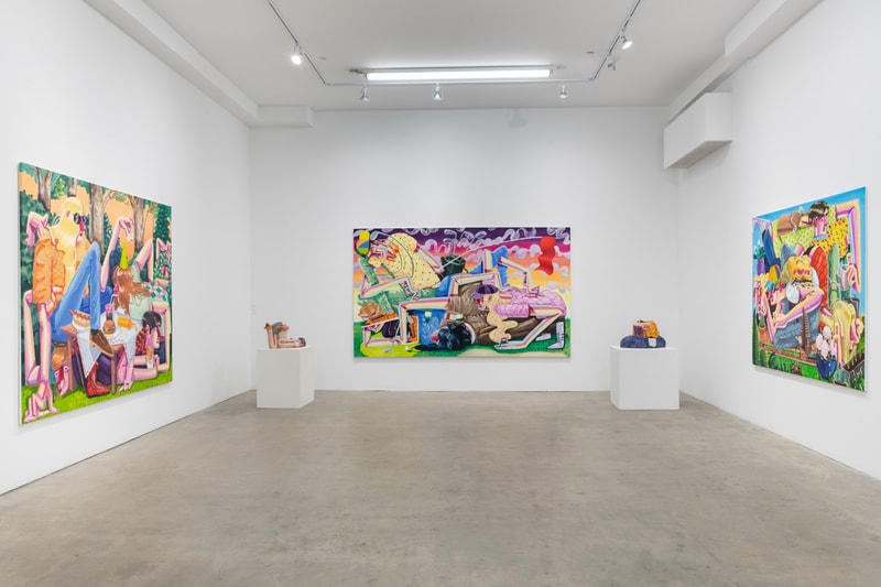 Ákos Ezer Maude Corriveau Solo Shows Plato Gallery Living Room Campout Depth of Surface Plato Gallery New York Art Artworks