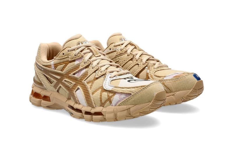 Official Look at the Doublet x ASICS GEL-KAYANO 20 1203A519-200 november 2024 release info cardboard box 