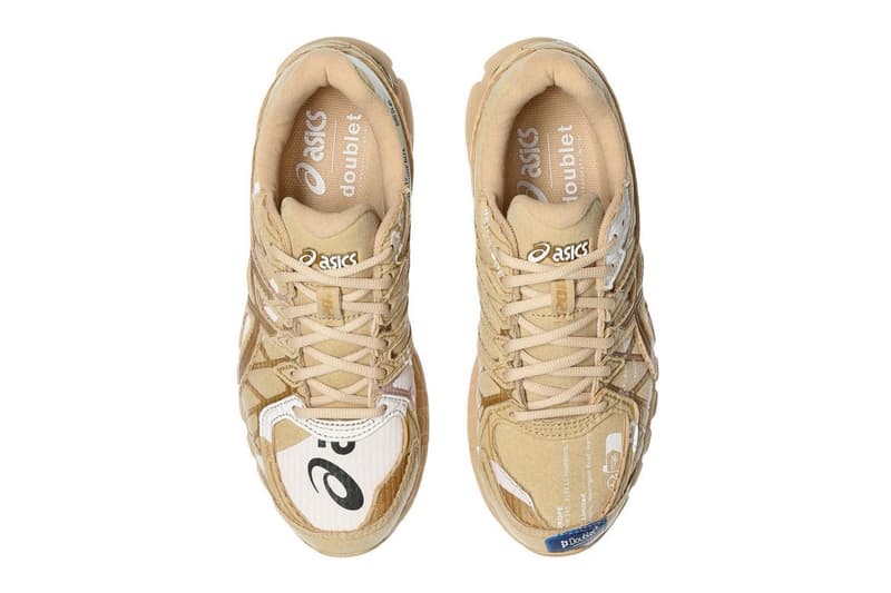 Official Look at the Doublet x ASICS GEL-KAYANO 20 1203A519-200 november 2024 release info cardboard box 