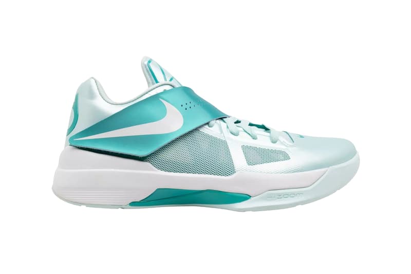 Nike KD 4 "Easter" планируется вернуть следующей весной цвета мяты и конфет/белый-новый зеленый IB3550-300 весна 2025 Кевин Дюрант Phoenix Suns баскетболист НБА денежный снайпер