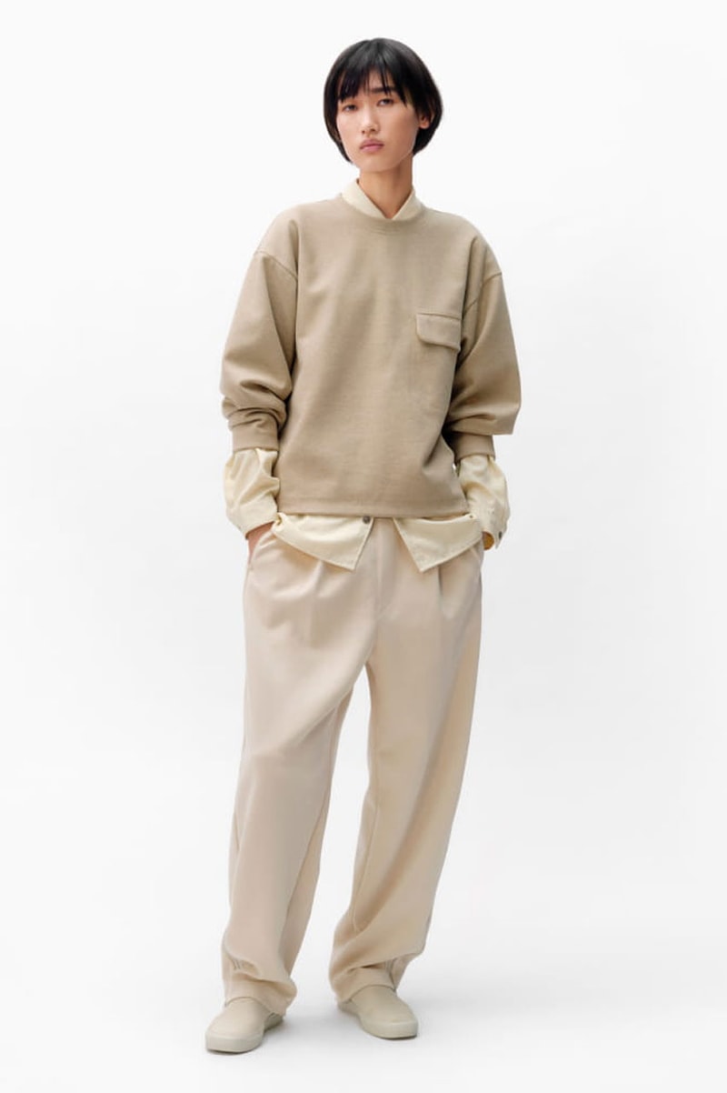 Form Meets Function in UNIQLO U FW24 christopher lemaire collection lookbook release info fashion drop price Christophe Lemaire and Sarah-Linh Tran