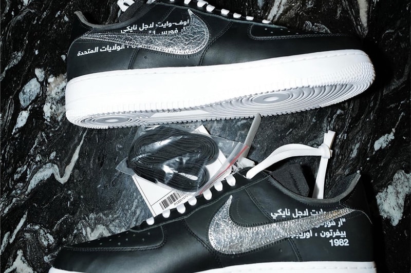 Fat Joe Reveals Never-Before-Seen Off-White™ x Nike Air Force 1 Low Arabic Sample