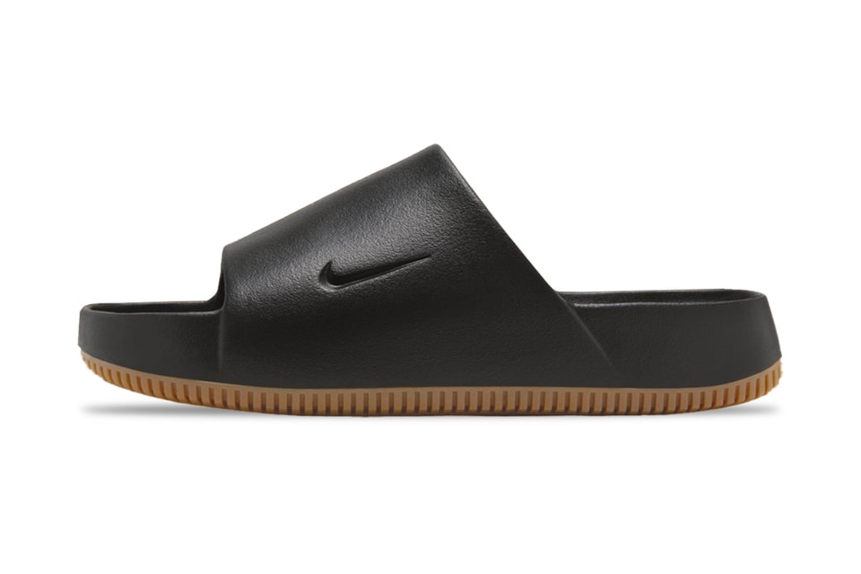 Nike Calm Slide Black Gum Colorway Release Fall 2024 | Hypebeast display picture 1