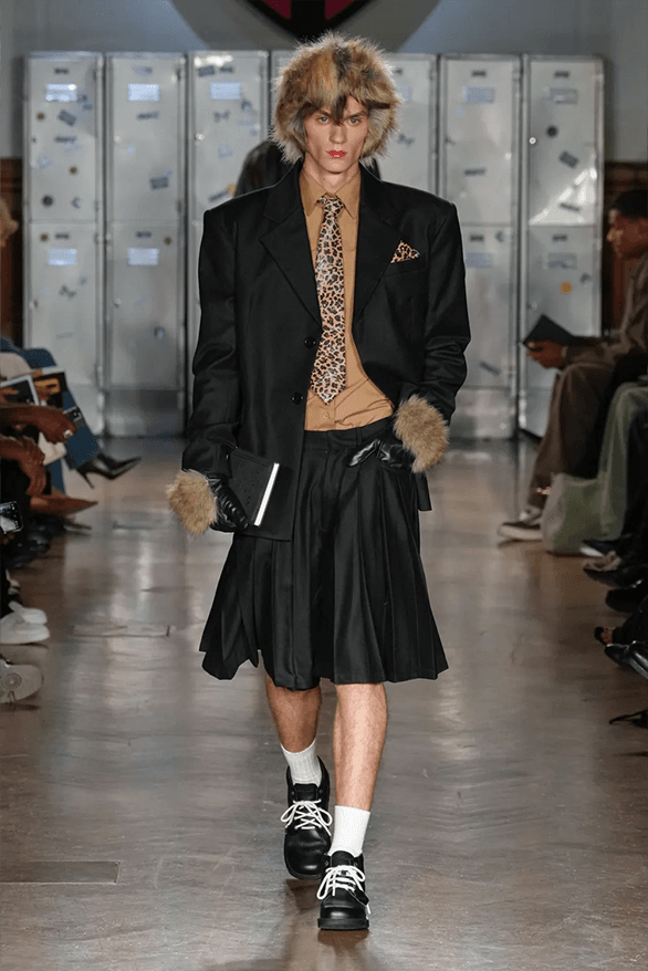 MAINS Spring Summer 2025 London Fashion Week menswear womenswear runway skepta