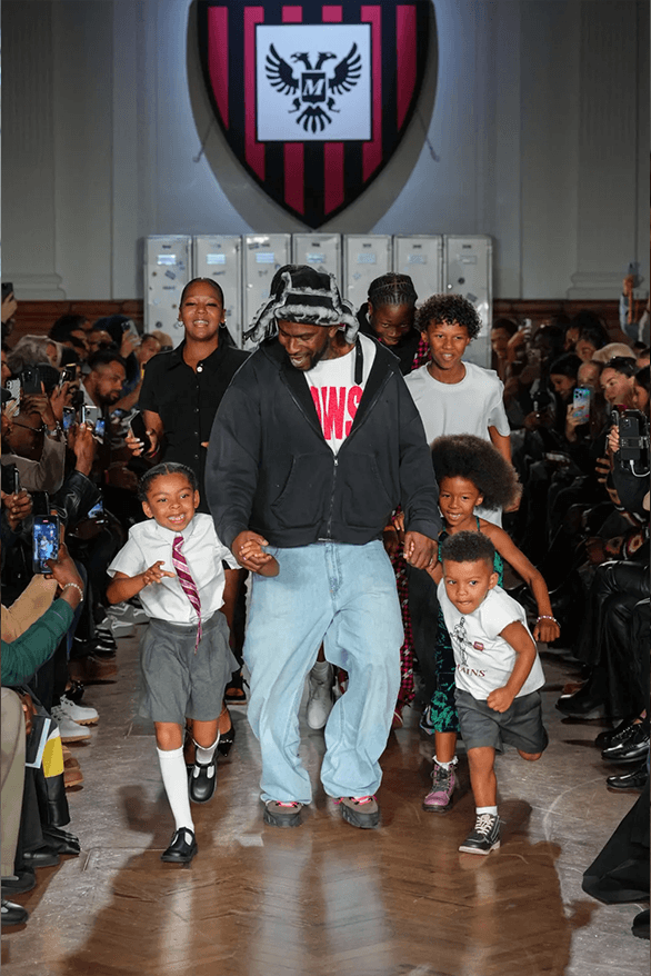 MAINS Spring Summer 2025 London Fashion Week menswear womenswear runway skepta