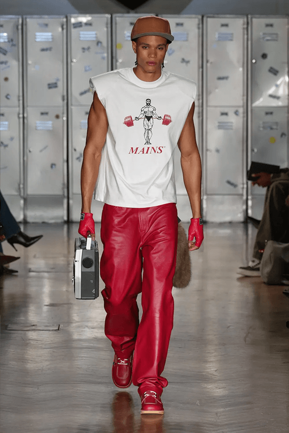 MAINS Spring Summer 2025 London Fashion Week menswear womenswear runway skepta