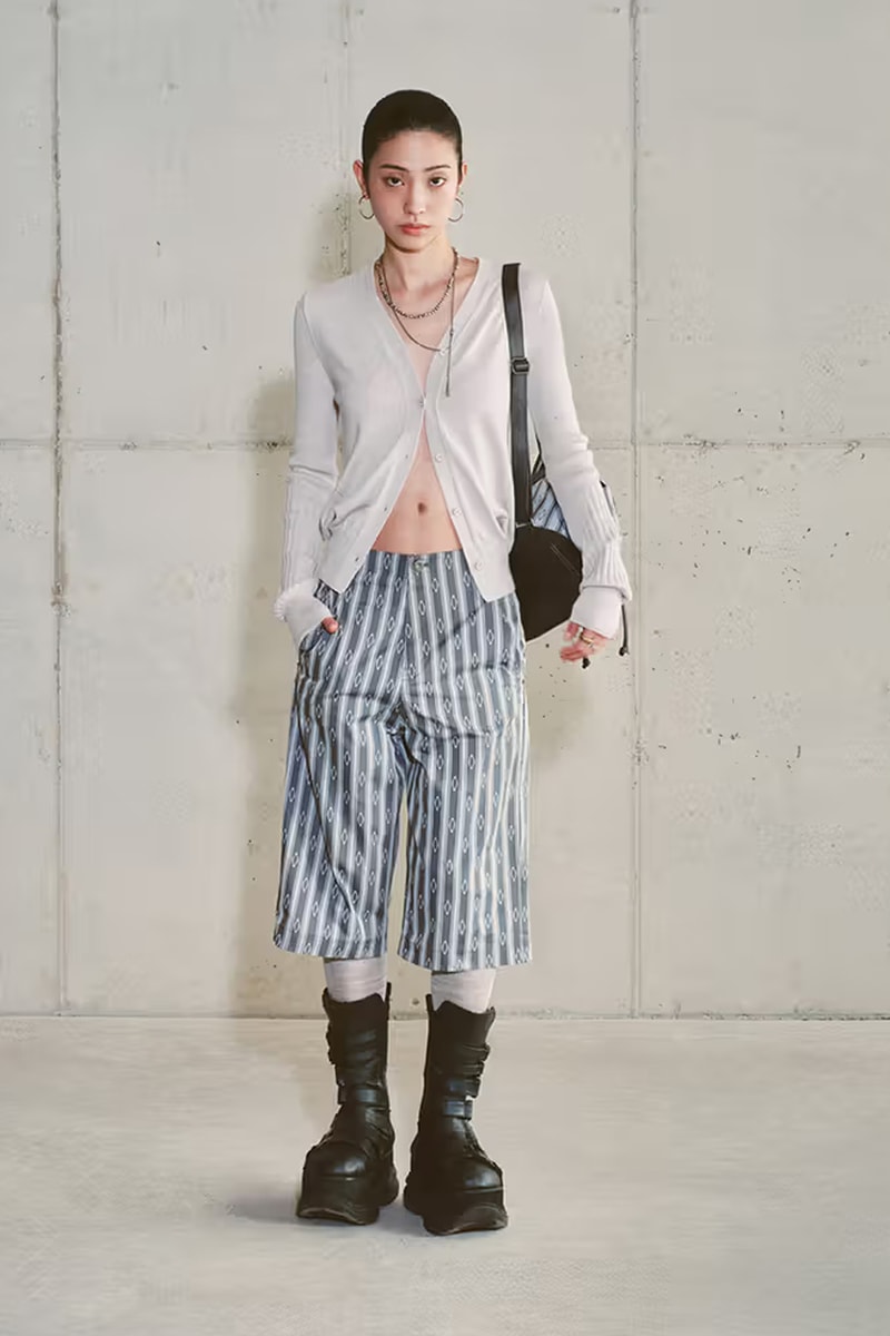 MISCHIEF Brings a Bit of Edge to Its Third Collection for Fall 2024 lookbooks seoul south korean brand wardrope staples rhombus logo