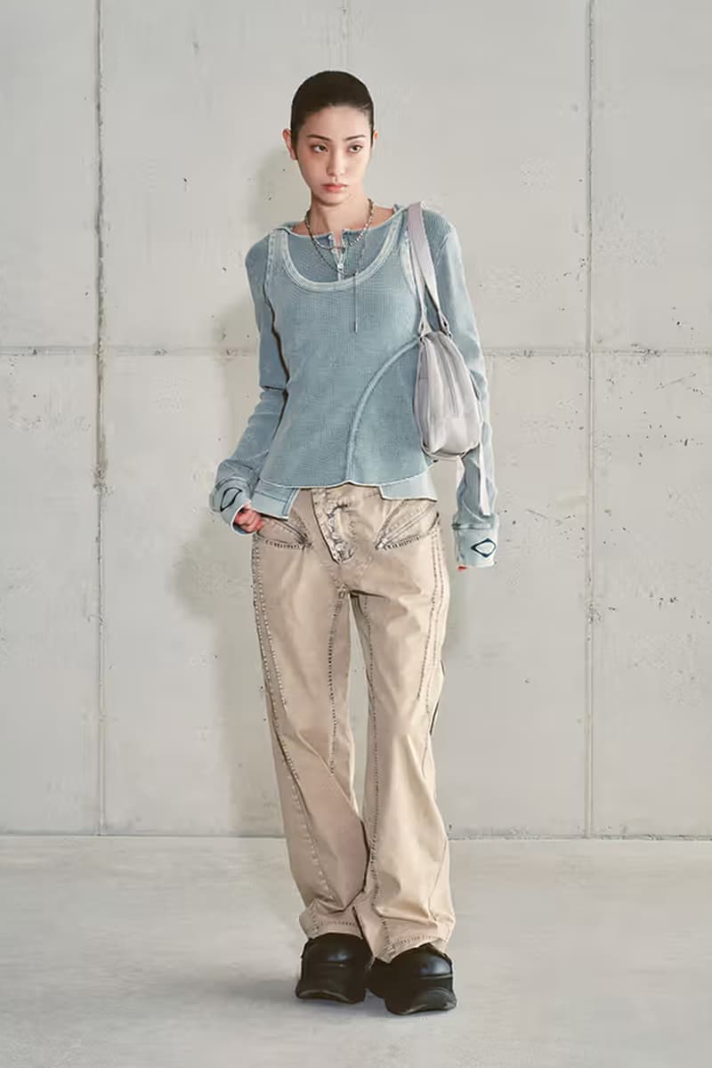 MISCHIEF Brings a Bit of Edge to Its Third Collection for Fall 2024 lookbooks seoul south korean brand wardrope staples rhombus logo