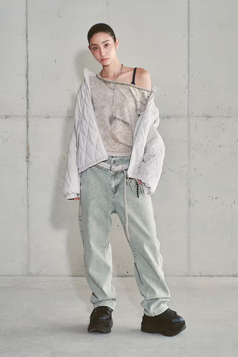 MISCHIEF Brings a Bit of Edge to Its Third Collection for Fall 2024 lookbooks seoul south korean brand wardrope staples rhombus logo