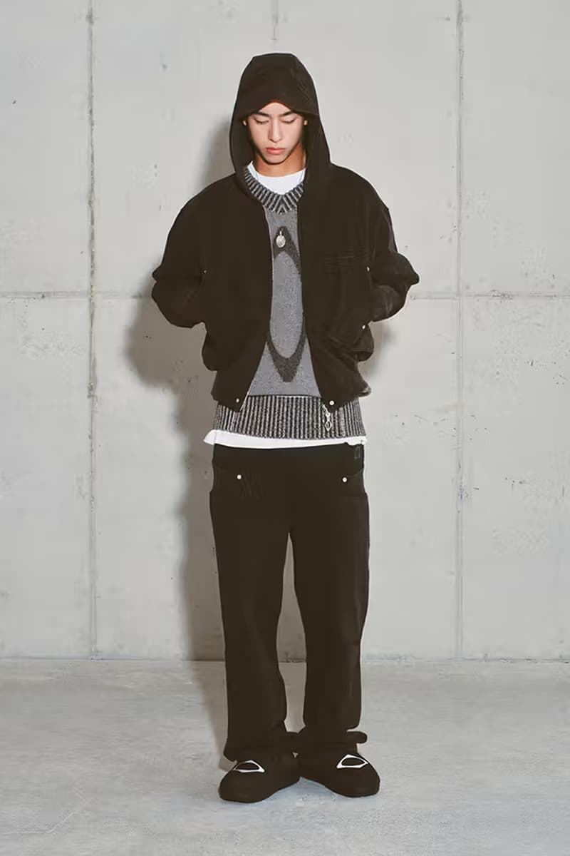 MISCHIEF Brings a Bit of Edge to Its Third Collection for Fall 2024 lookbooks seoul south korean brand wardrope staples rhombus logo