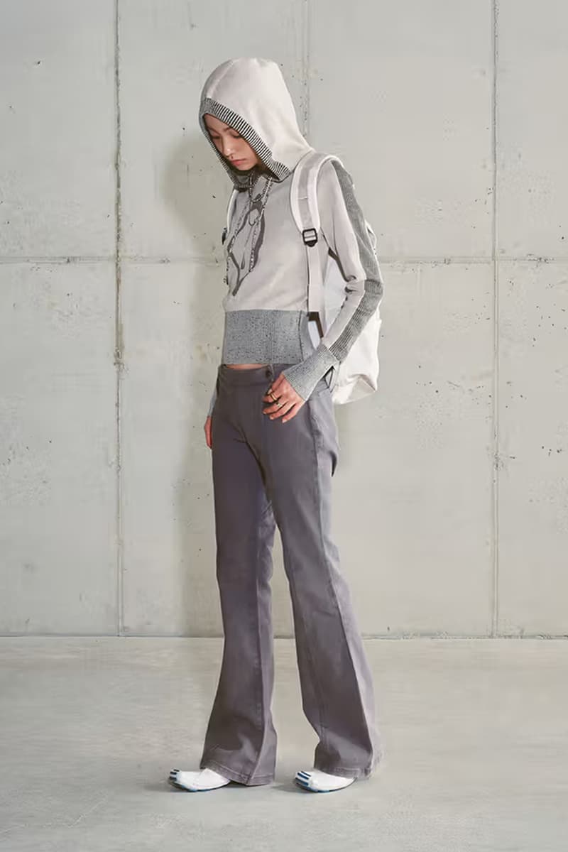 MISCHIEF Brings a Bit of Edge to Its Third Collection for Fall 2024 lookbooks seoul south korean brand wardrope staples rhombus logo