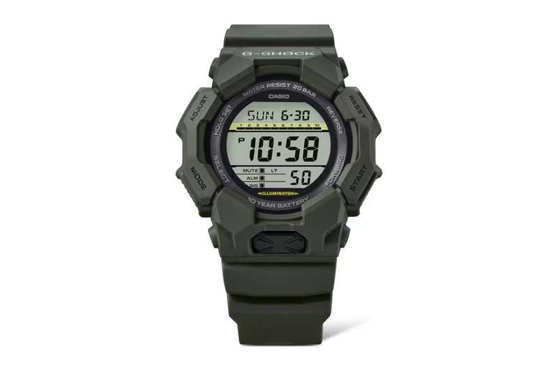 g-shock watch line 10 year battery life features stopwatch flashlight world time GD010 RUGGED DIGITAL GA010 RUGGED COMBI price preview