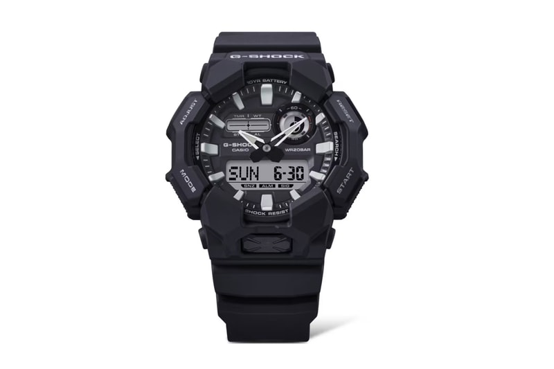 g-shock watch line 10 year battery life features stopwatch flashlight world time GD010 RUGGED DIGITAL GA010 RUGGED COMBI price preview