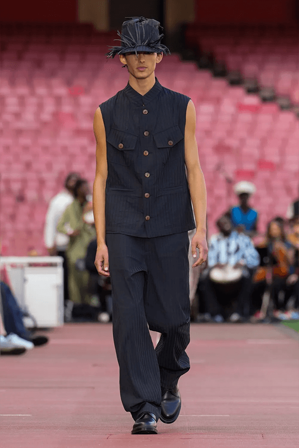 LABRUM Spring Summer 2025 London Fashion Week menswear womenswear runway Foday Dumbuya