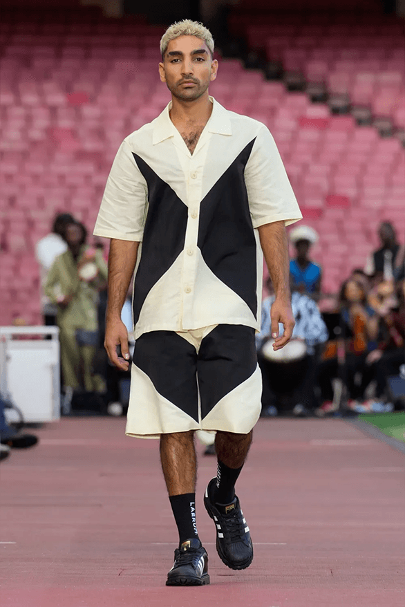 LABRUM Spring Summer 2025 London Fashion Week menswear womenswear runway Foday Dumbuya