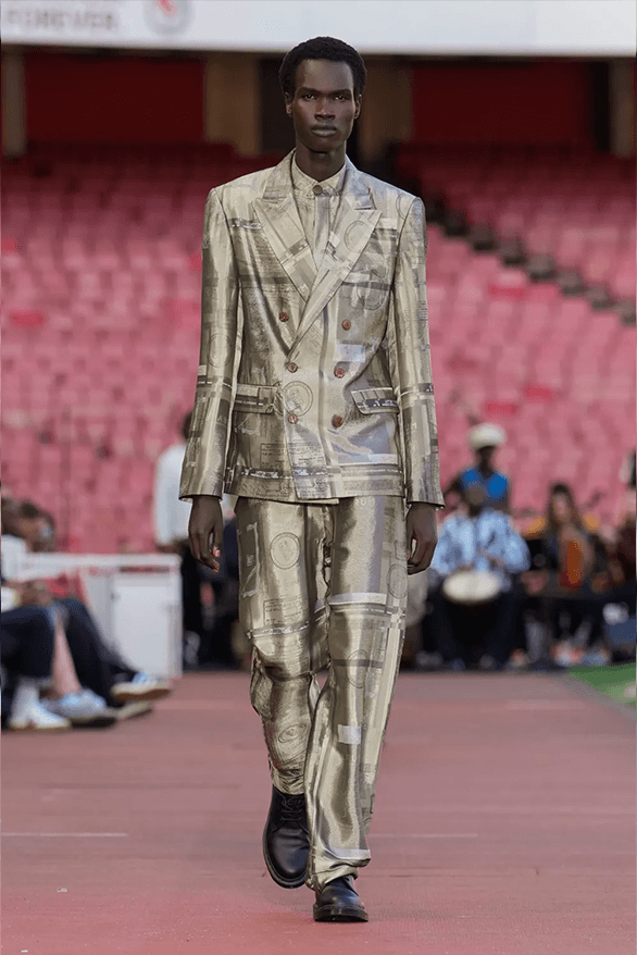 LABRUM Spring Summer 2025 London Fashion Week menswear womenswear runway Foday Dumbuya