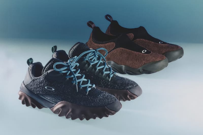 Oakley Factory Team Chop Saw スニーカー オークリー Oakley Factory Team Chop Saw Brain Dead Black Leather Nubuck Men\u0027s