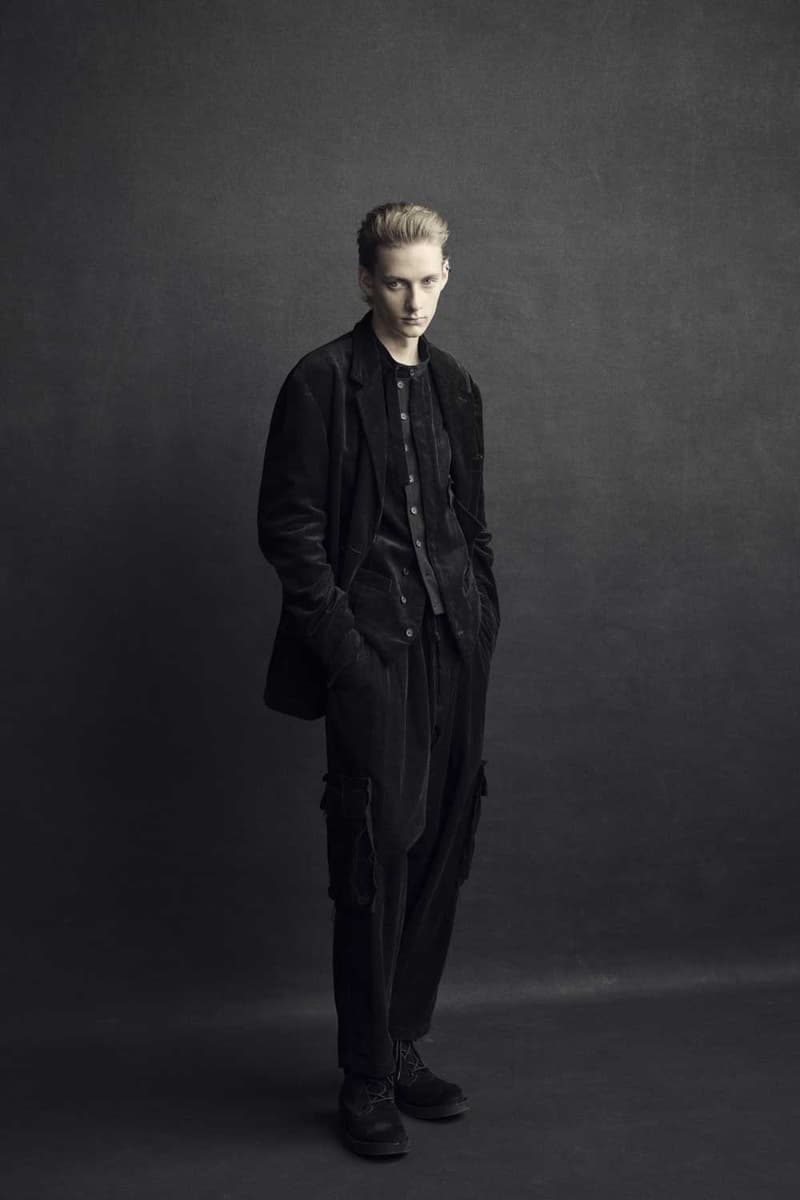 S’YTE FW25 Collection japan Yohji Yamamoto monochromatic coat "BORO"APPLIQUE fall jacket unisex gender neutral