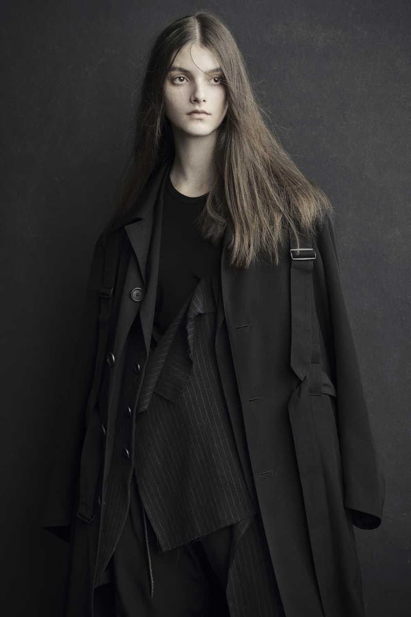 S’YTE FW25 Collection japan Yohji Yamamoto monochromatic coat "BORO"APPLIQUE fall jacket unisex gender neutral