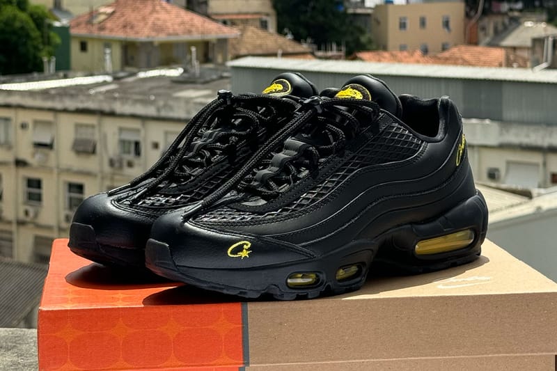 black and gold air max 95s