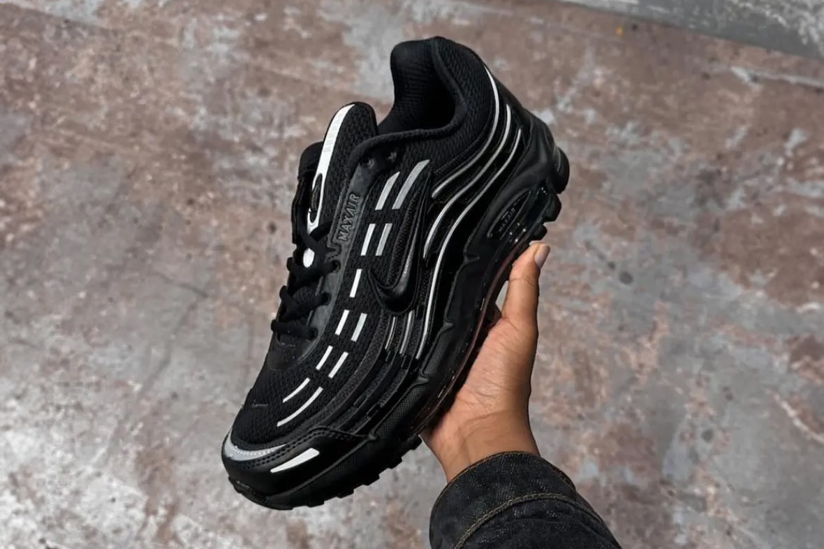  nike sportswear air max tl 2 5 black metallic silver sneakers fz4110 002 official release date info photos price store list buying guide