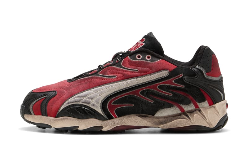 A$AP Rocky's PUMA Inhale Distressed Appears in Black and Red