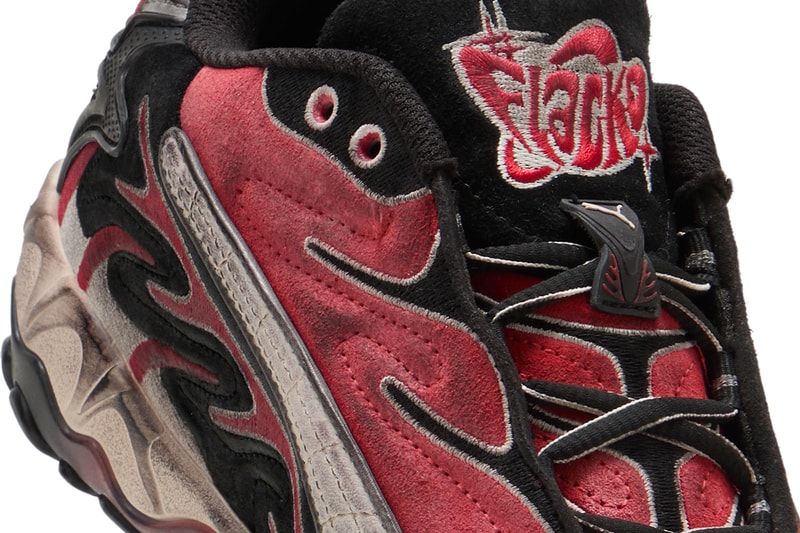 A$AP Rocky PUMA Inhale Distressed Black Red Release Date 402453-01 info store list buying guide photos price