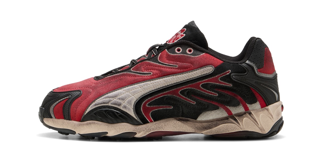 A$AP Rocky's PUMA Inhale Distressed Appears in Black and Red