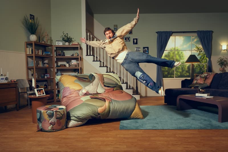 KidSuper's Signature Kissing Face Is Now a Lovesac Accent Chair